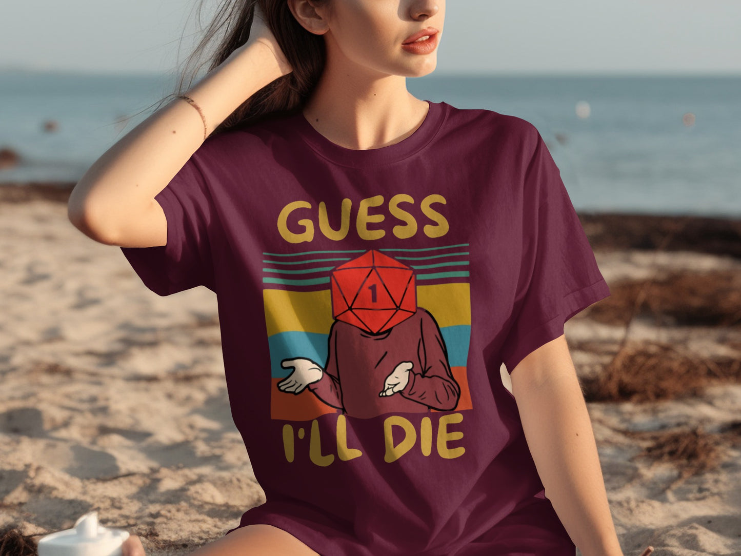 Guess I'll Die Funny Graphic Tee