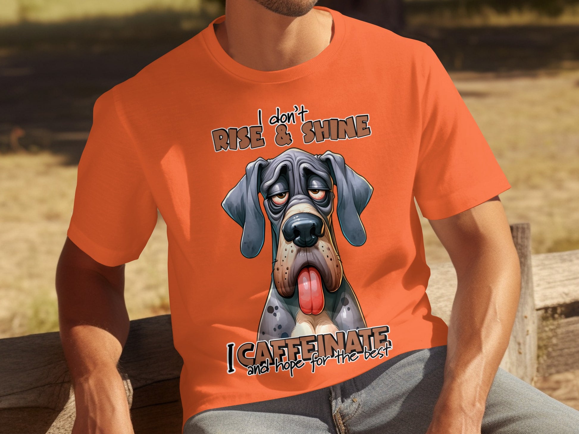 I Don't Rise and Shine I Caffeinate and Hope for the Best Shirt