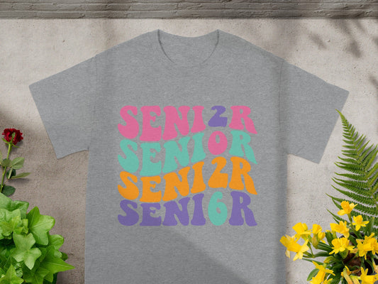Vibrant SEN1OR SENI2R SENI6R T-Shirt for Seniors