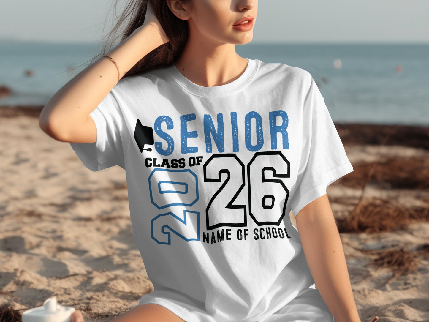 Senior Class of 2026 Name Of School T-shirt