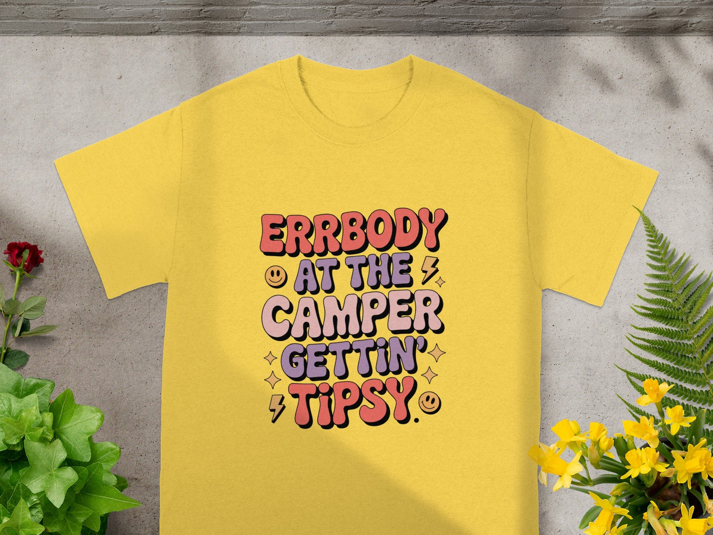 Errbody At The Camper Gettin Tipsy Funny T-shirt