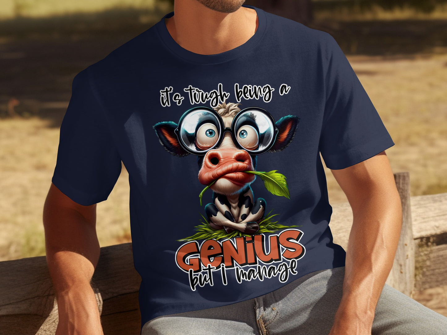 It's Tough Being A Genius But I Manage T-shirt