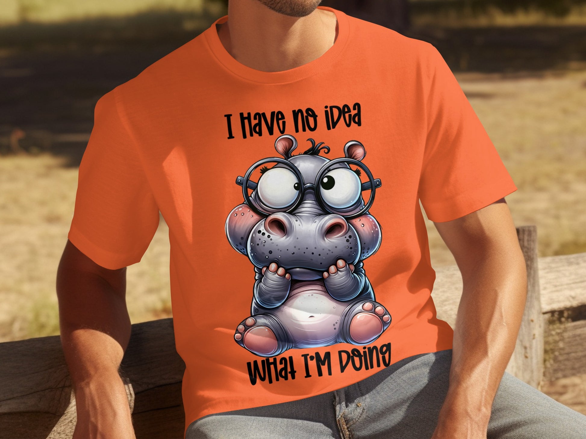 I Have No Idea What I'm Doing Hippo Graphic Tee