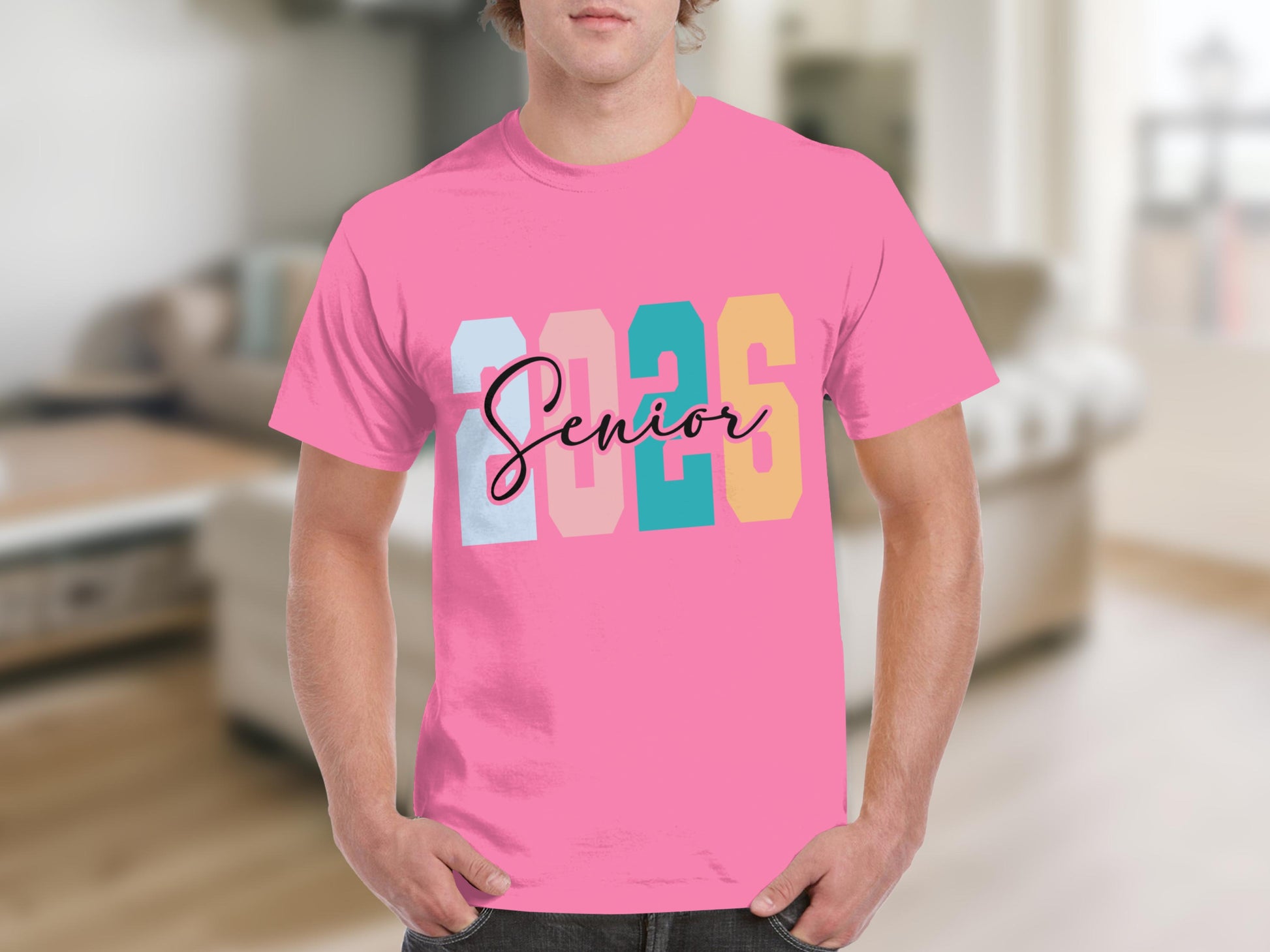 Senior 2026 Colorful Graduation Class T-shirt