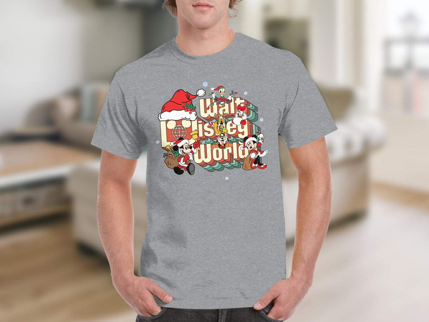 Walt Is My World Characters Grey T-Shirt
