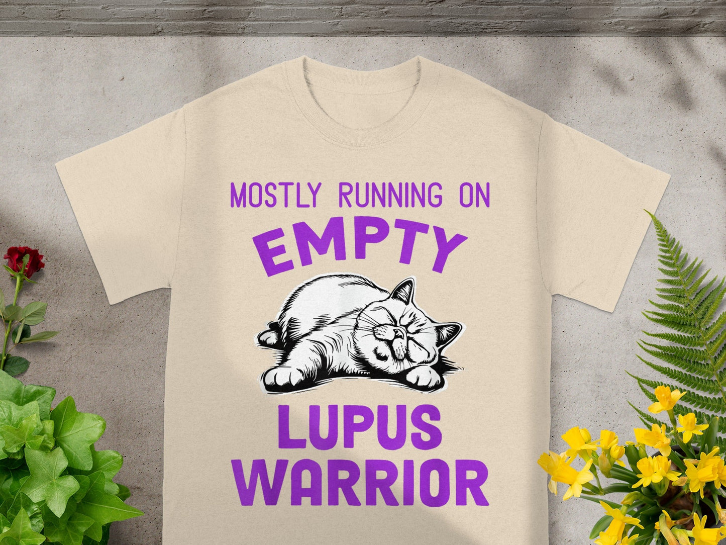 Mostly Running on Empty Lupus Warrior Shirt
