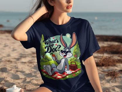 Bugs Bunny What's Up Doc Picnic Scene T-Shirt