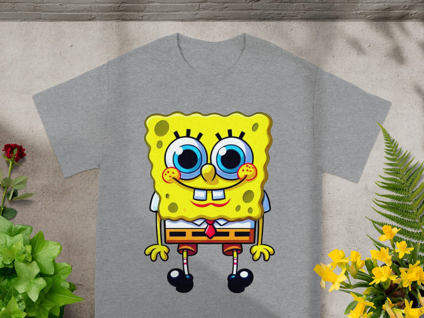 Fun SpongeBob Character Graphic Shirt for Kids