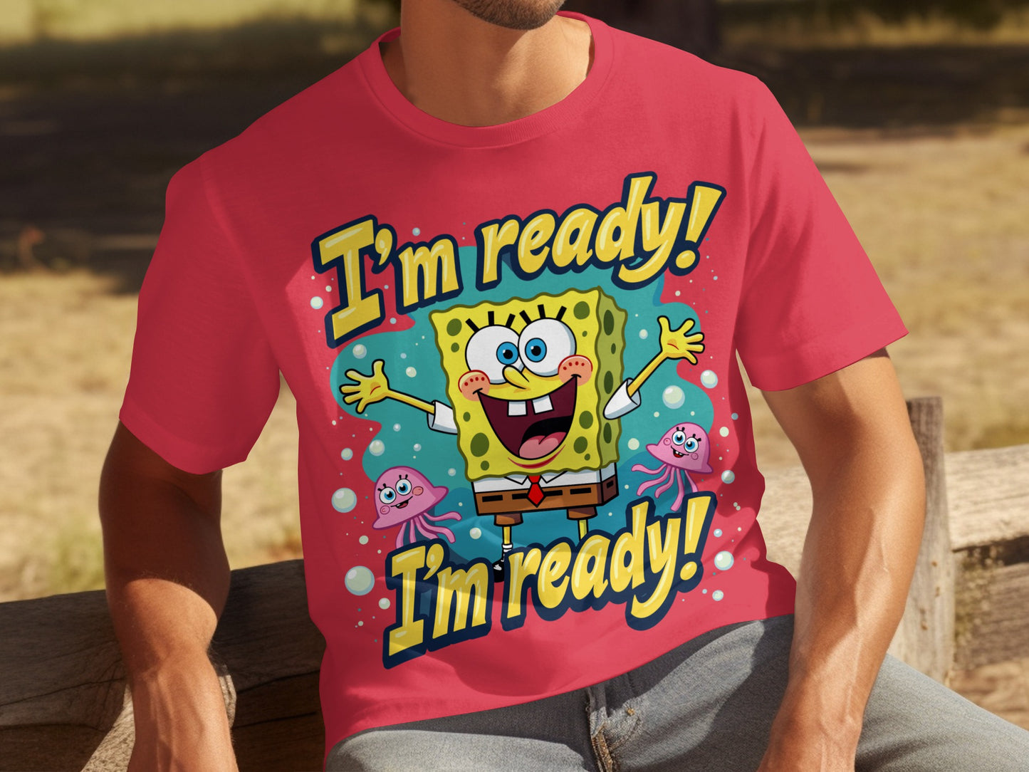 I'm Ready Spongebob Squarepants Graphic T-Shirt