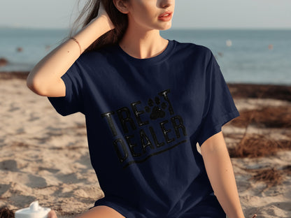 Treat Dealer Paw Print Graphic Shirt