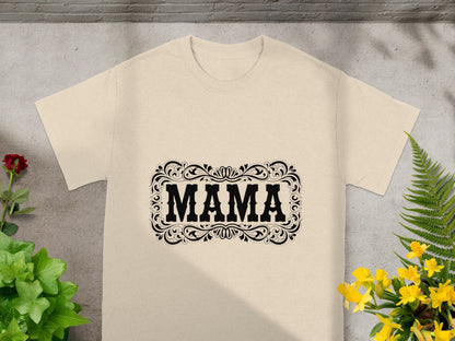 MAMA Artistic Design T-Shirt Casual Wear