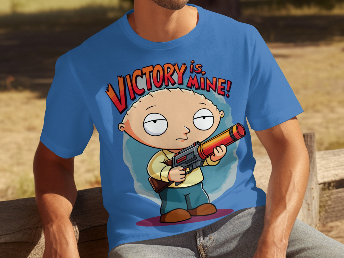 Victory is Mine Stewie Graphic T-Shirt Product