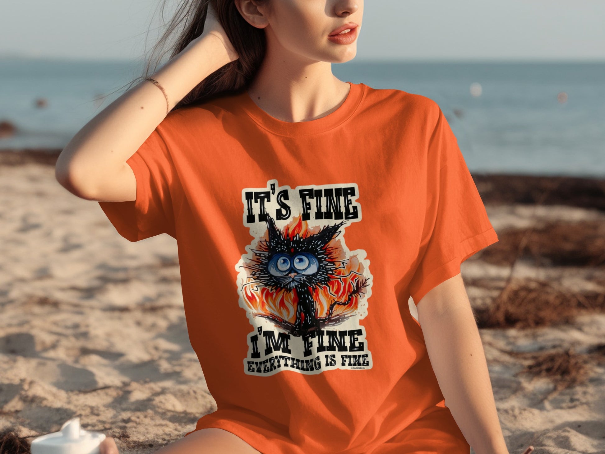 It's Fine I'm Fine Everything Is Fine Graphic Tee