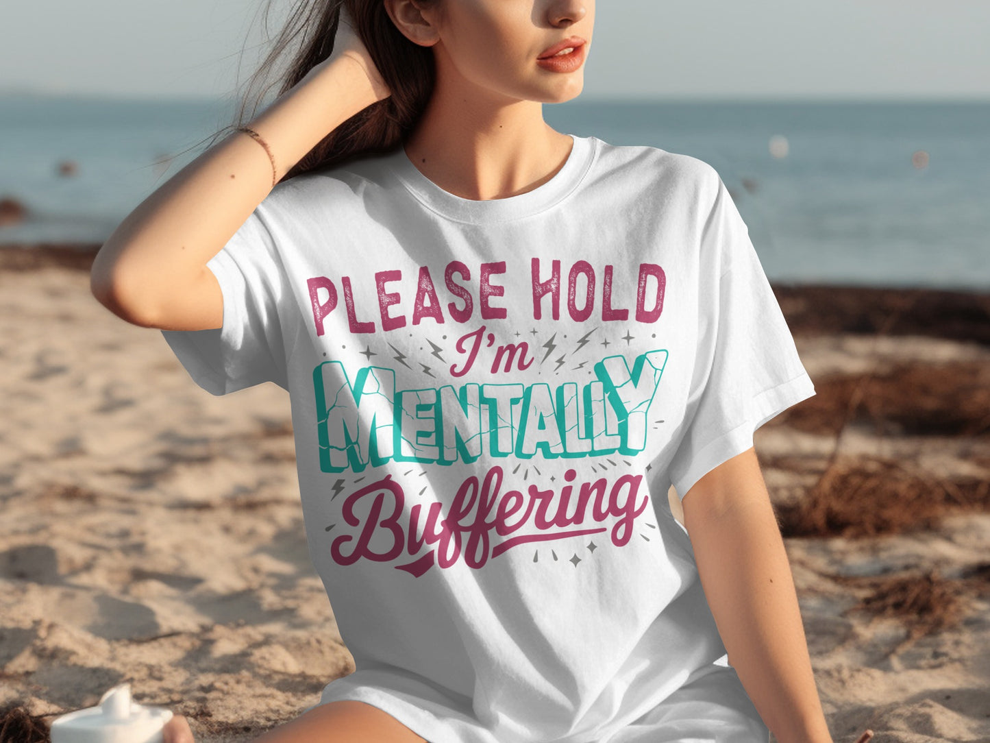 Please Hold I'm Mentally Buffering T-Shirt