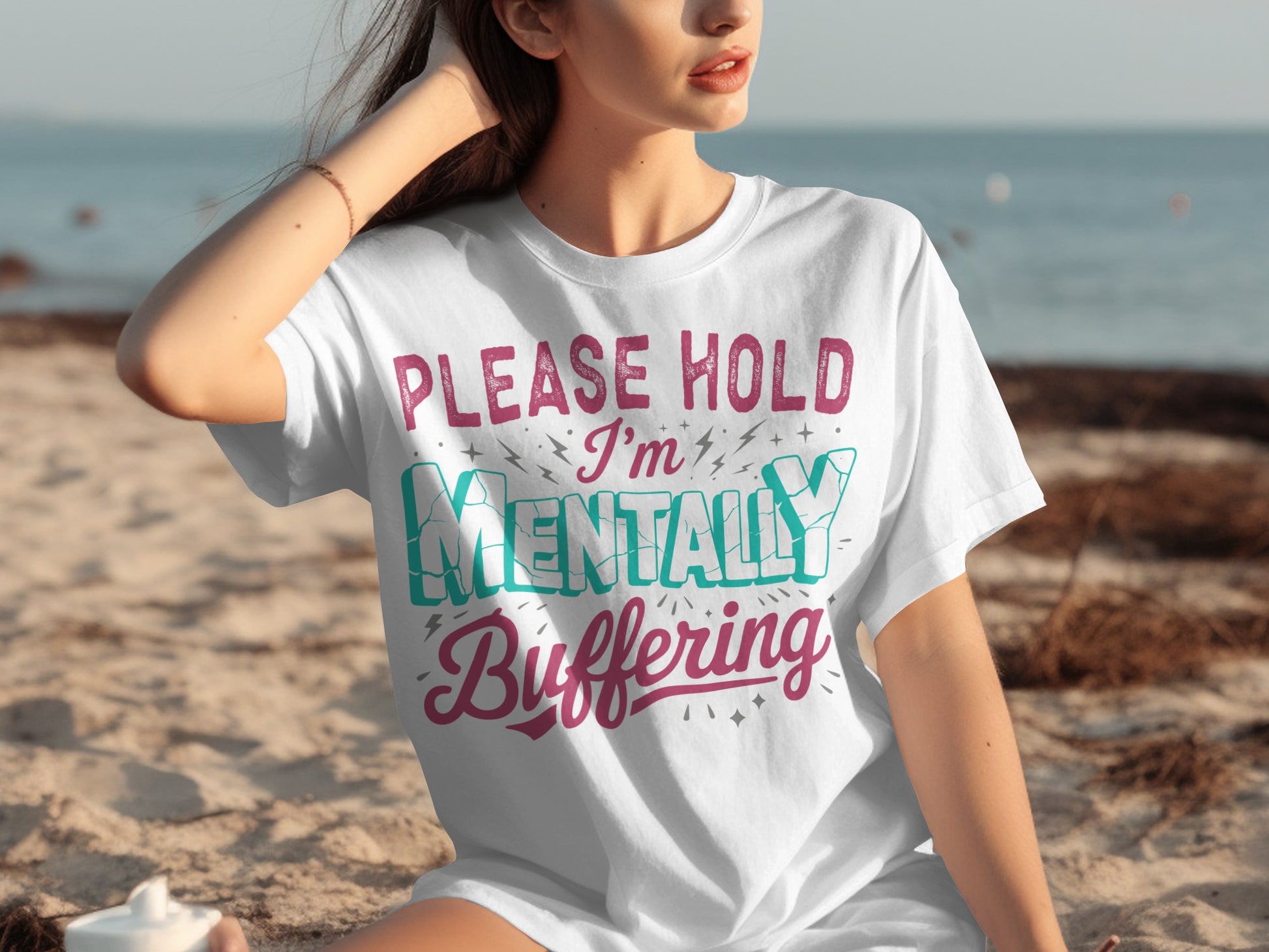 Please Hold I'm Mentally Buffering T-Shirt