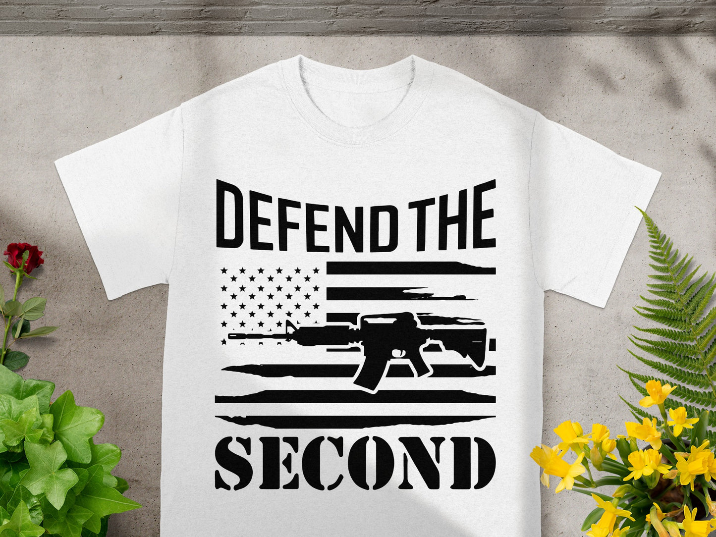 DEFEND THE SECOND Men's Graphic T-Shirt