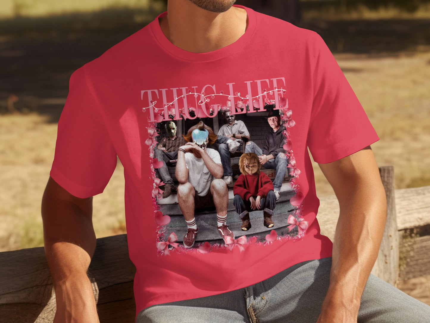 Thug Life Movie Characters Graphic T-Shirt