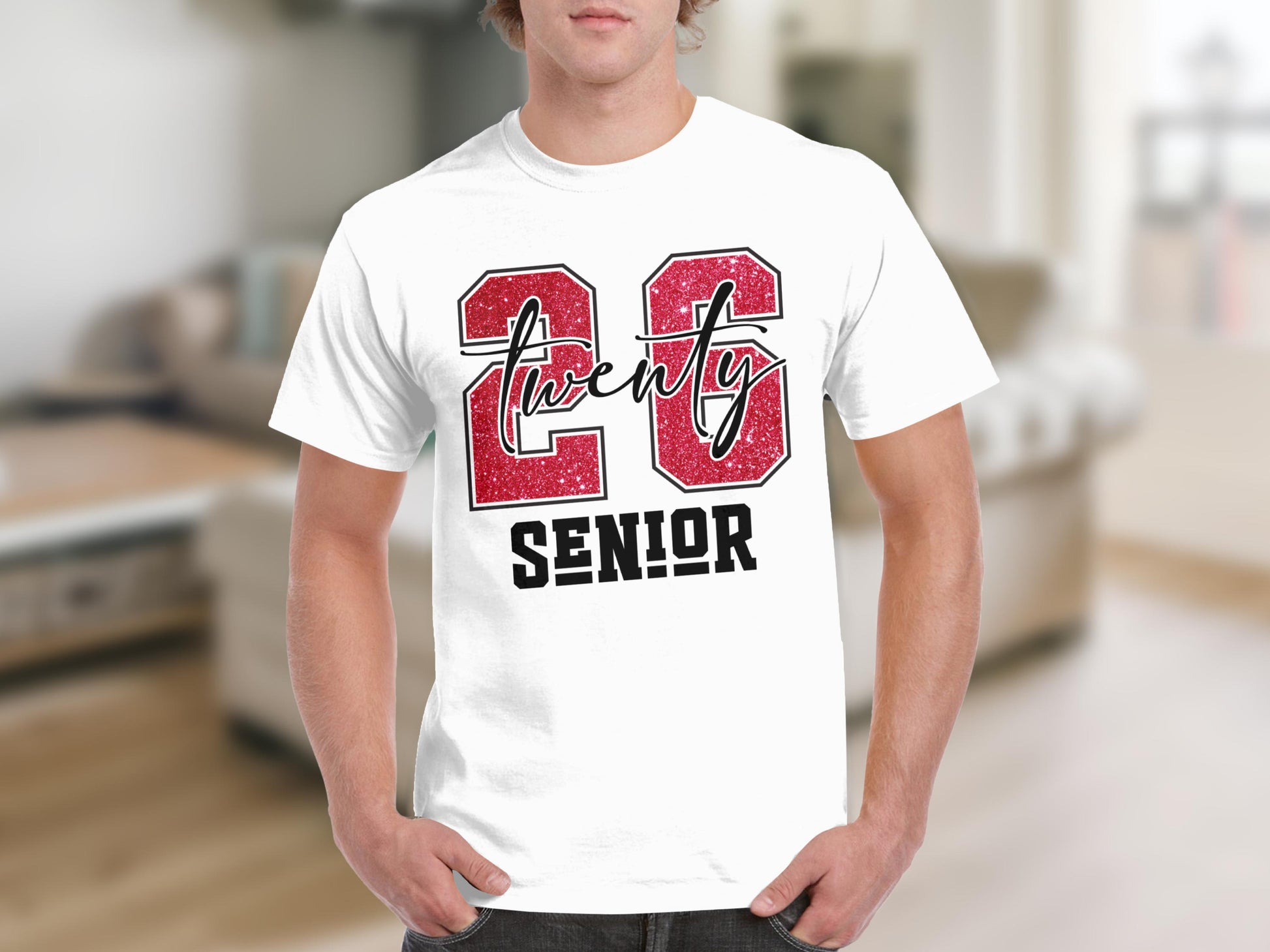 2026 Twenty Senior Graphic White T-Shirt product