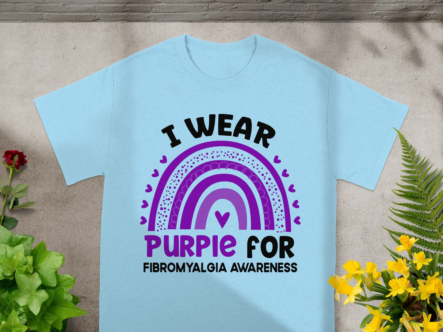 I Wear Purple for Fibromyalgia Awareness T-shirt