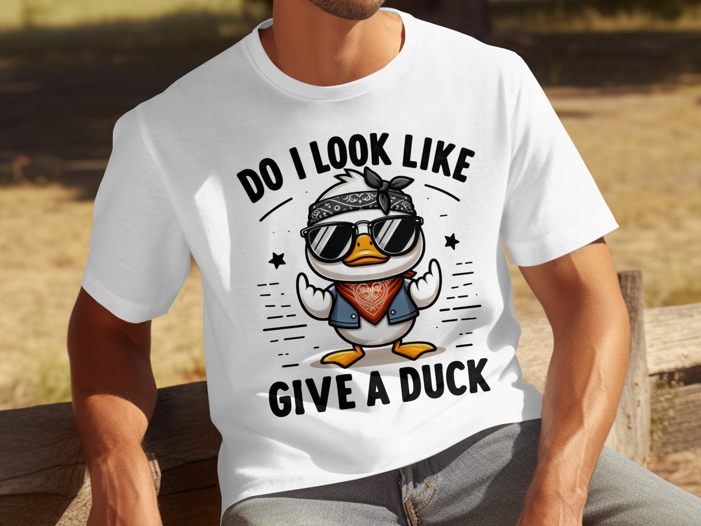 Do I Look Like Give A Duck Funny Graphic T-shirt
