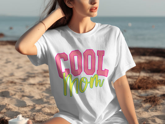 Cool Mom Graphic Tee Shirt for Trendy Moms