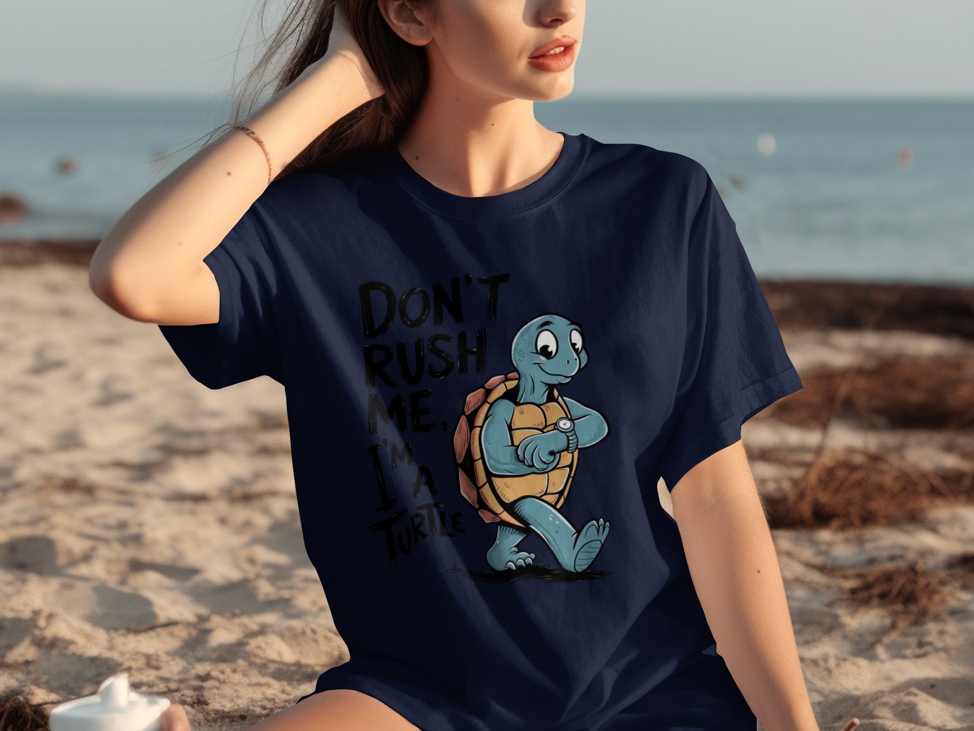 Don't Rush Me I'm A Turtle Graphic Tee