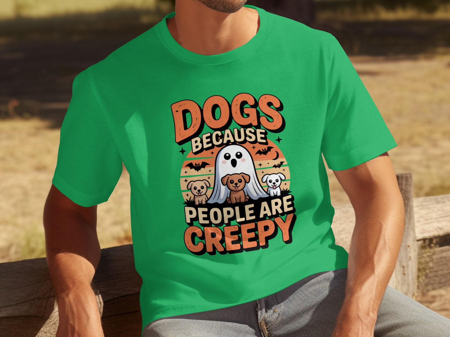Dogs Because People Are Creepy Halloween Shirt