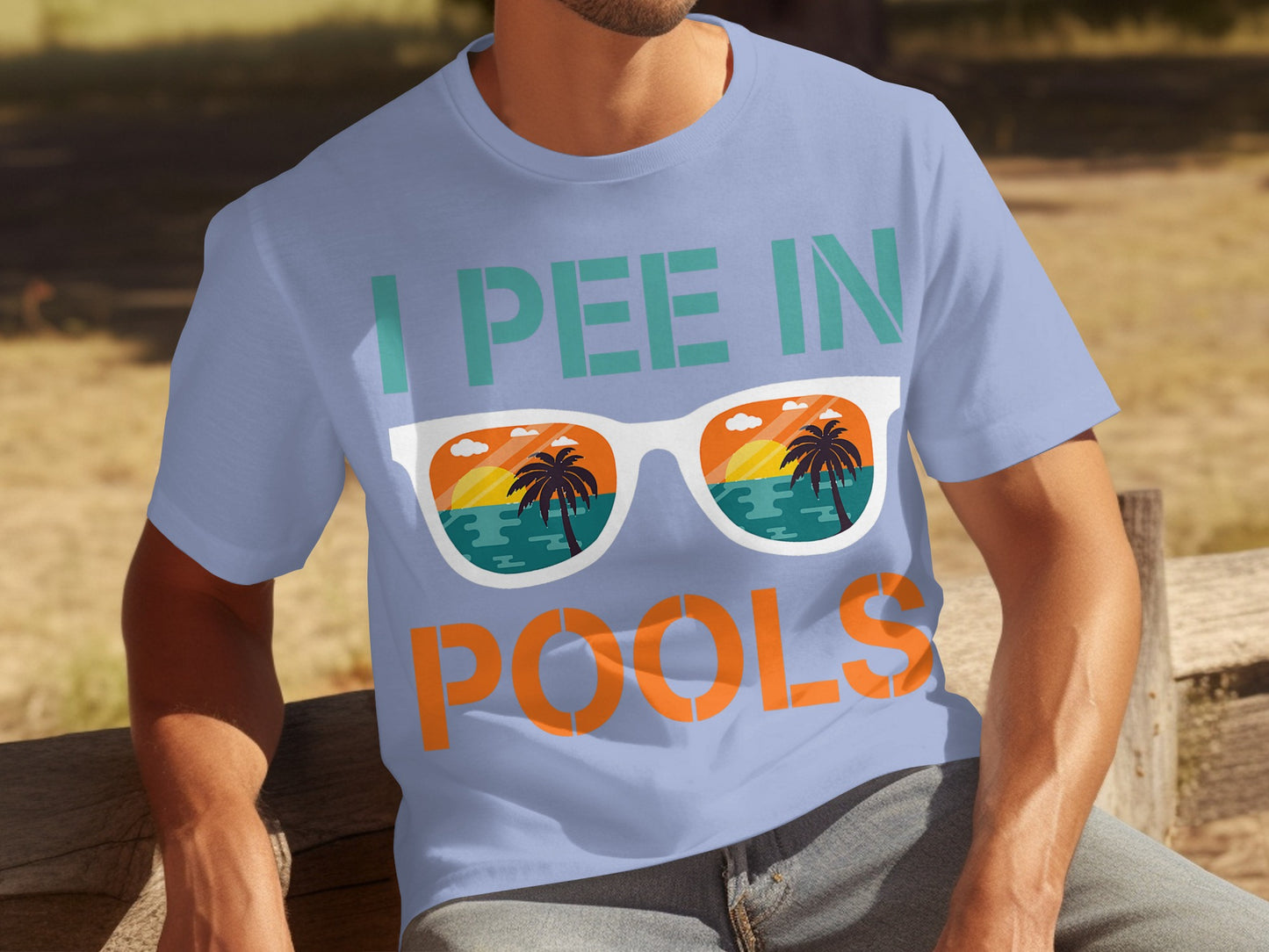 I Pee In Pools Sunglasses Graphic Funny Shirt