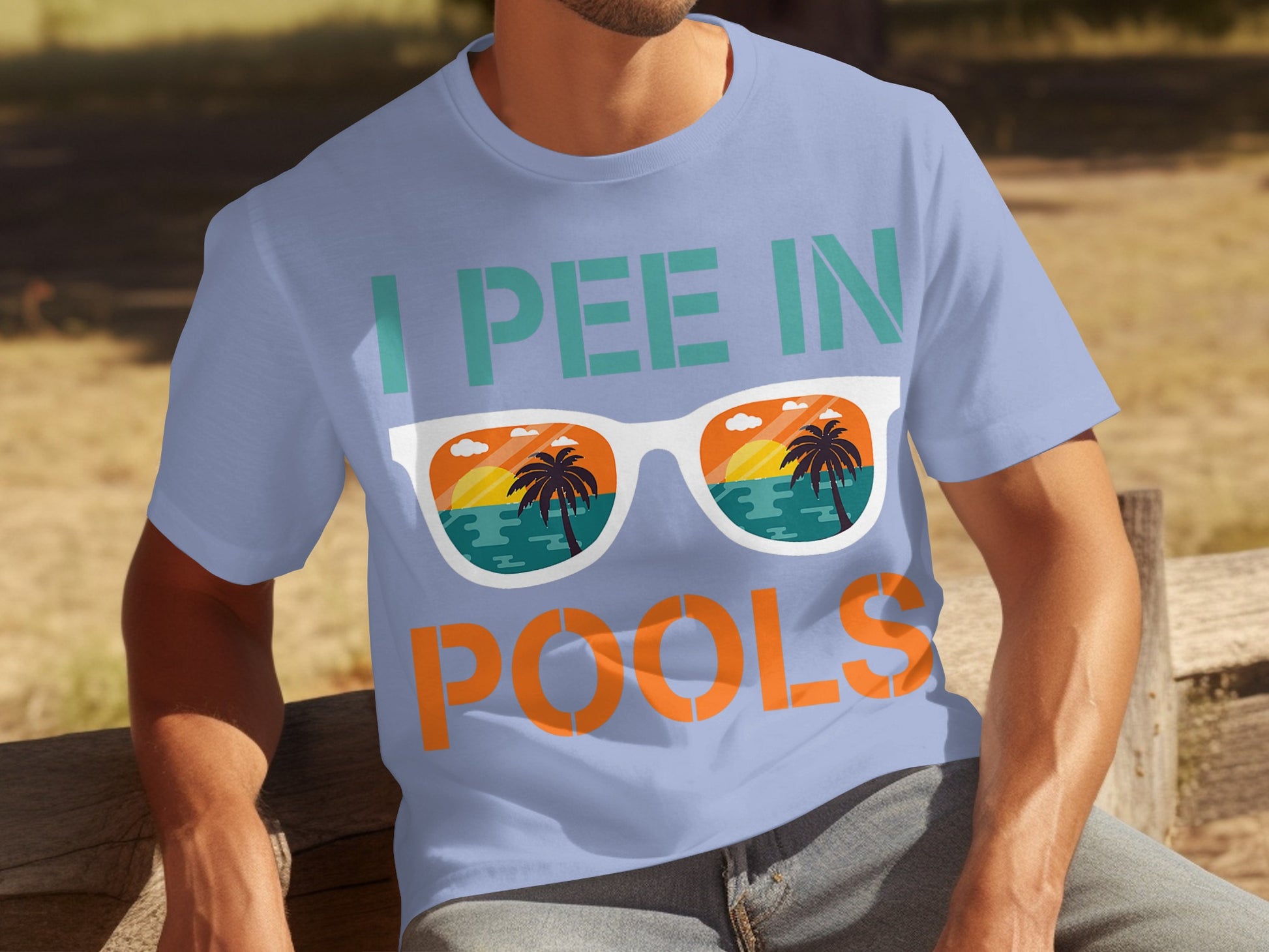 I Pee In Pools Sunglasses Graphic Funny Shirt