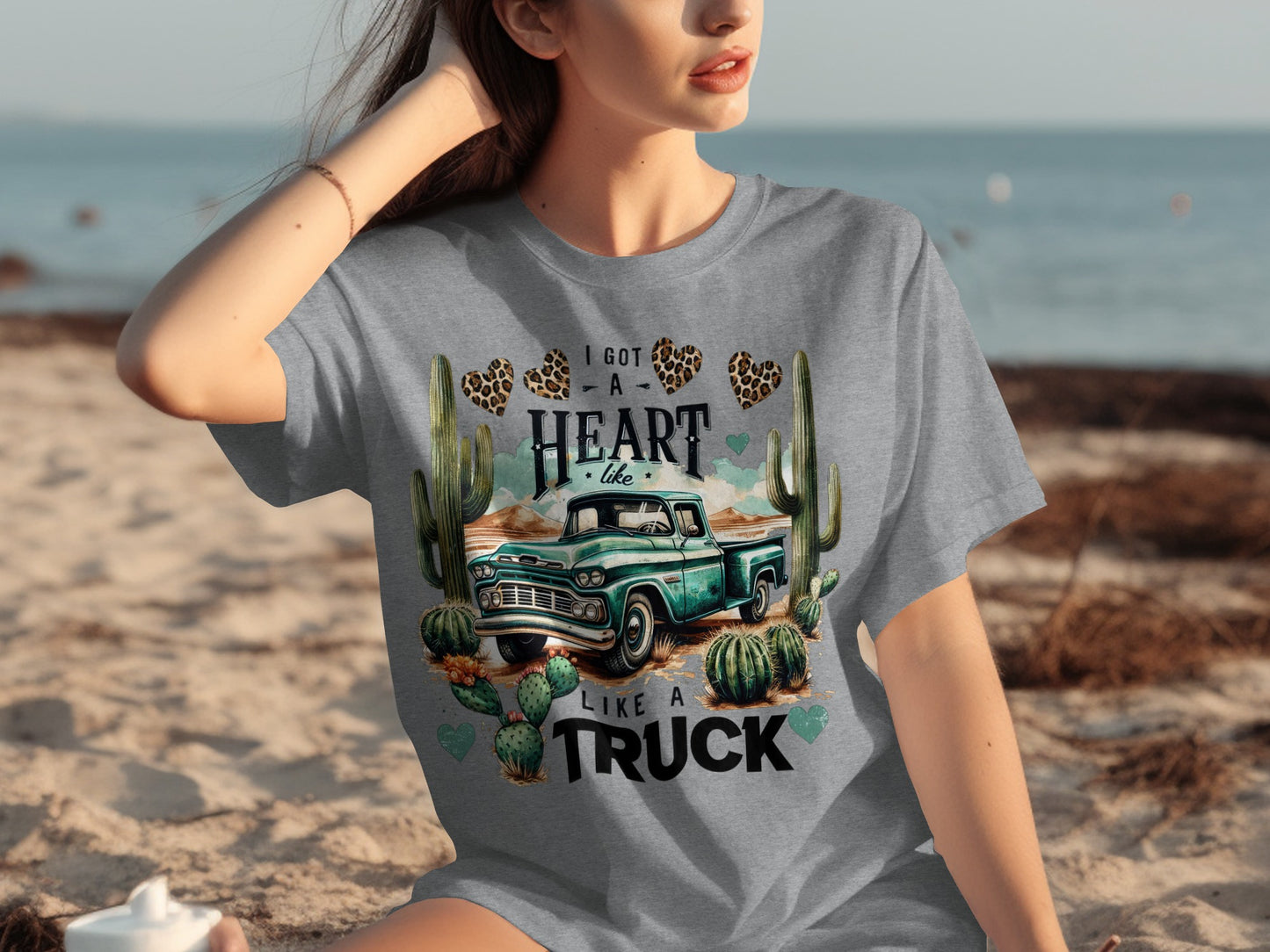 I Got a Heart Like a Truck Graphic T-Shirt