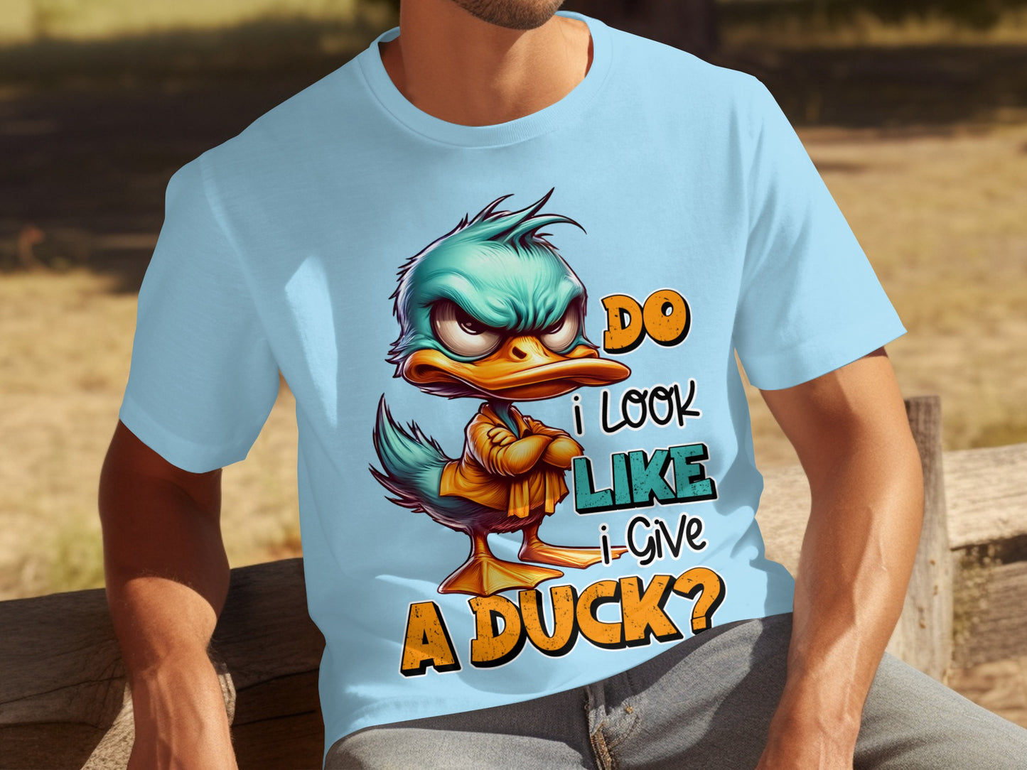 Do I Look Like I Give A Duck Graphic T-Shirt