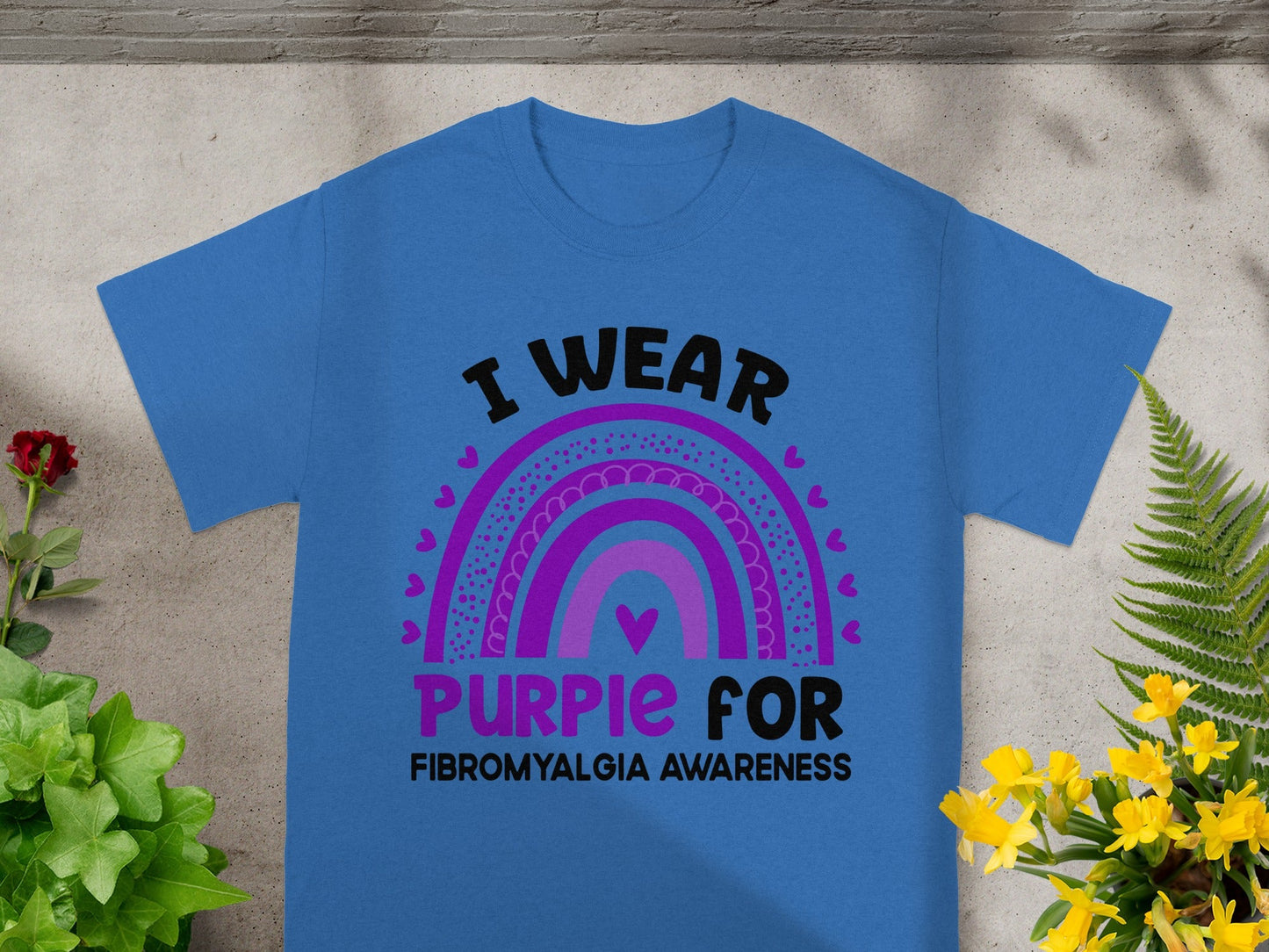I Wear Purple for Fibromyalgia Awareness T-shirt