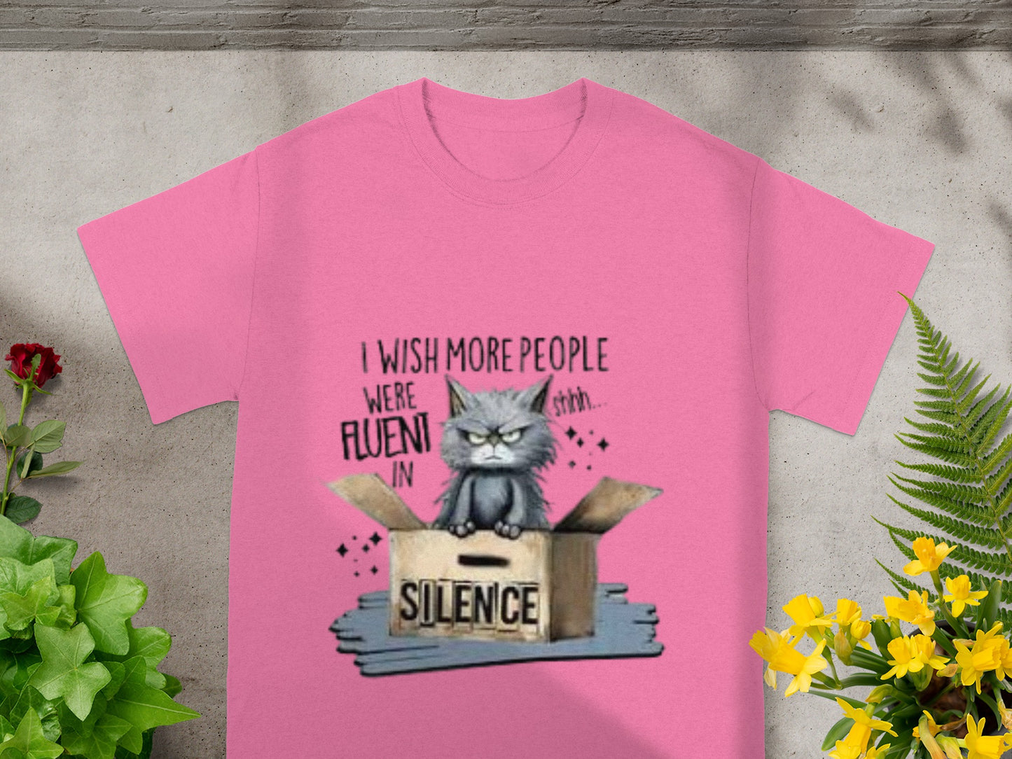 I Wish More People Were Fluent in Silence T-shirt