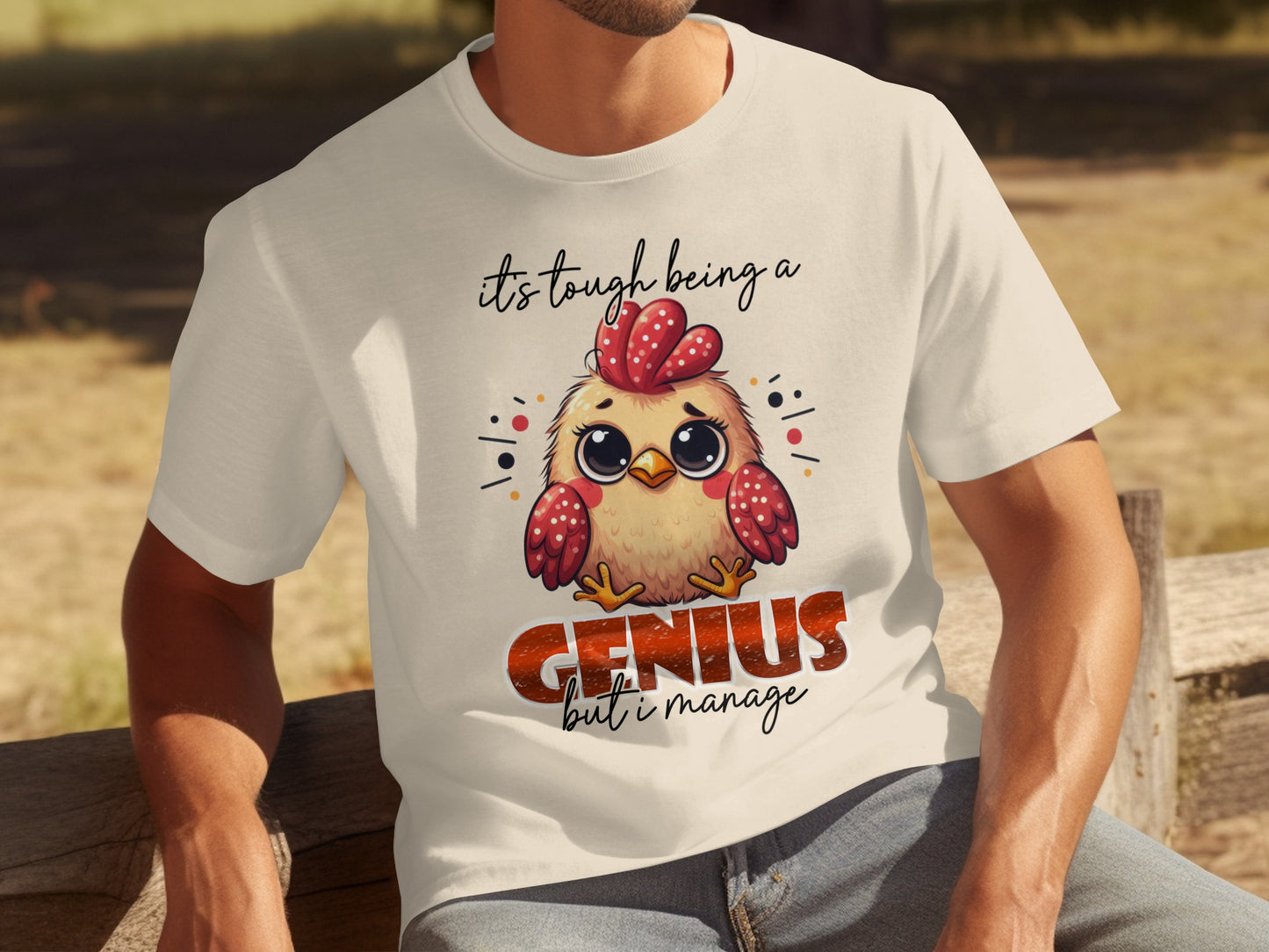 It's Tough Being a Genius But I Manage T-shirt