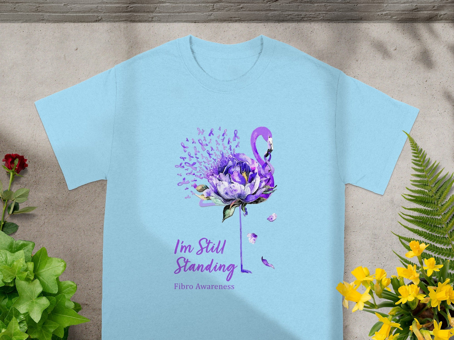 I'm Still Standing Fibro Awareness T-shirt