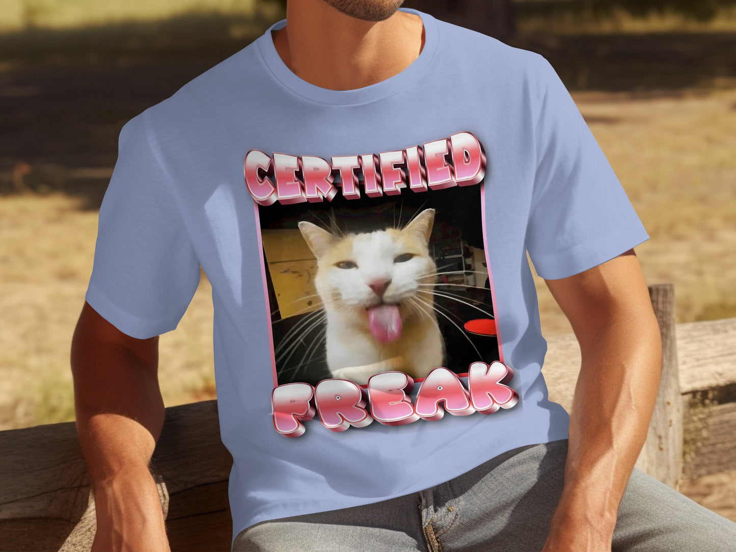 Certified Freak Funny Cat Meme T-Shirt