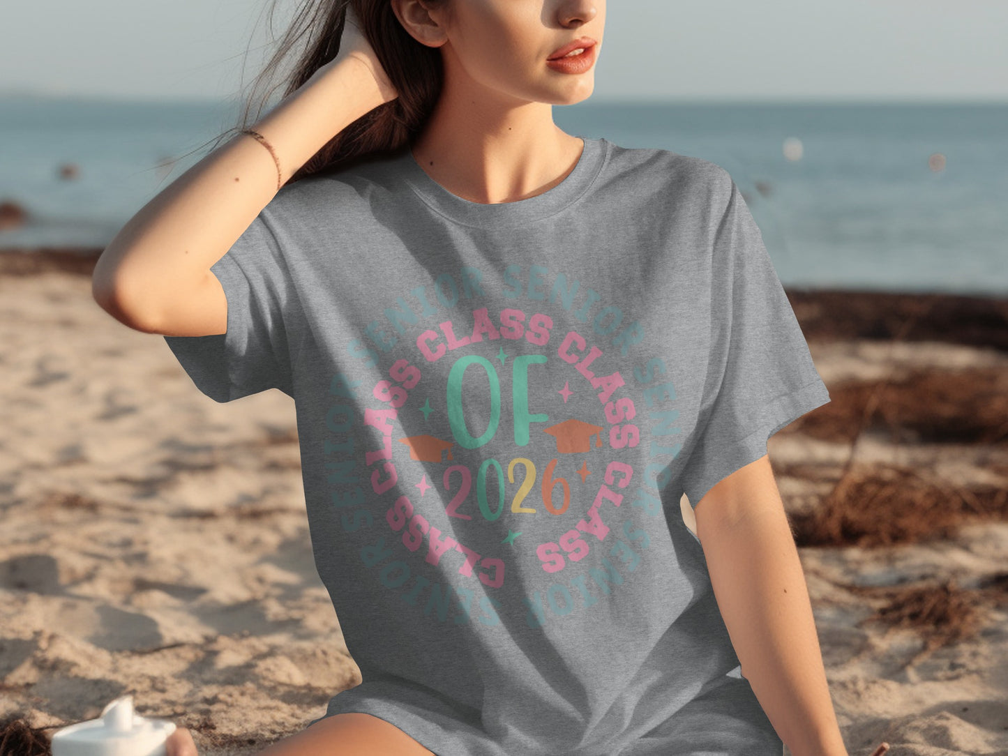Senior Class of 2026 Colorful Graduation T-Shirt