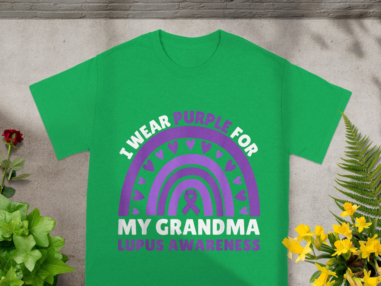 I Wear Purple for My Grandma Lupus Awareness T-shirt