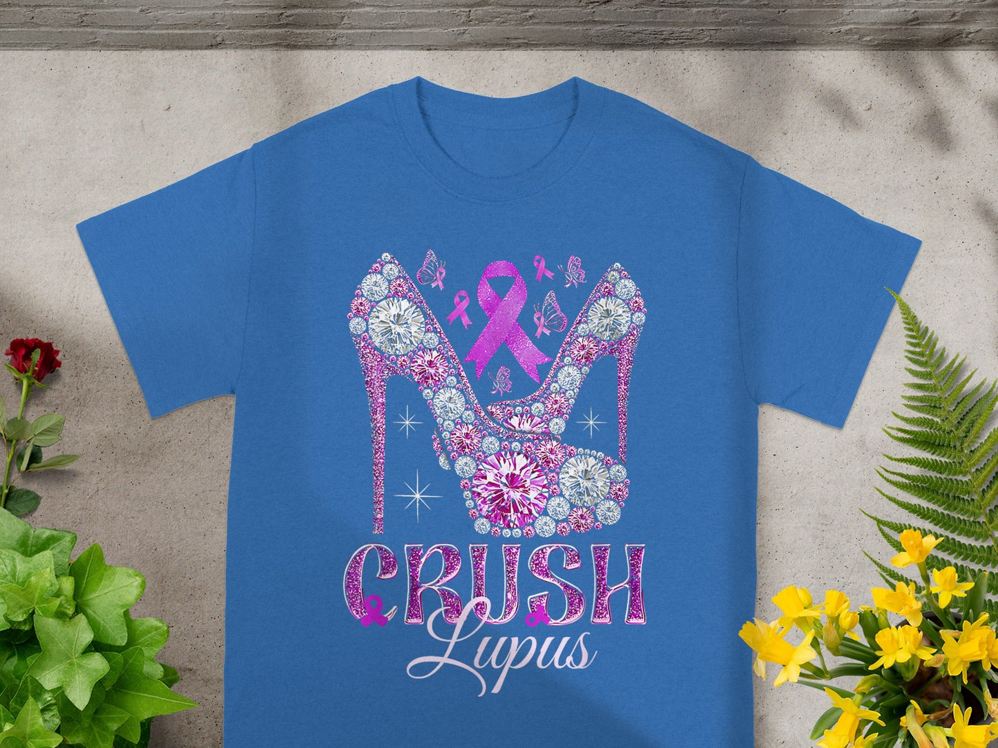 Crush Lupus High Heel Ribbon Graphic T-shirt