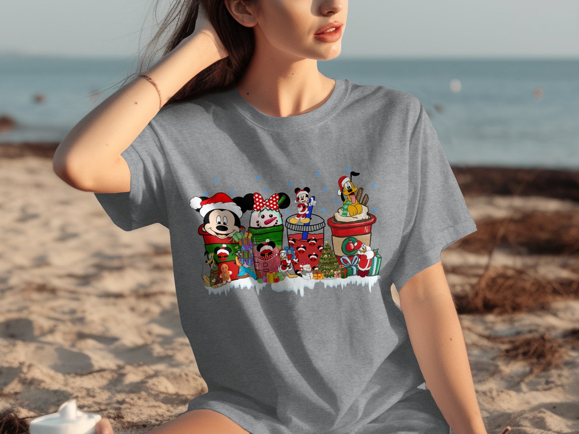 Disney Christmas Mickey and Friends Graphic T-Shirt