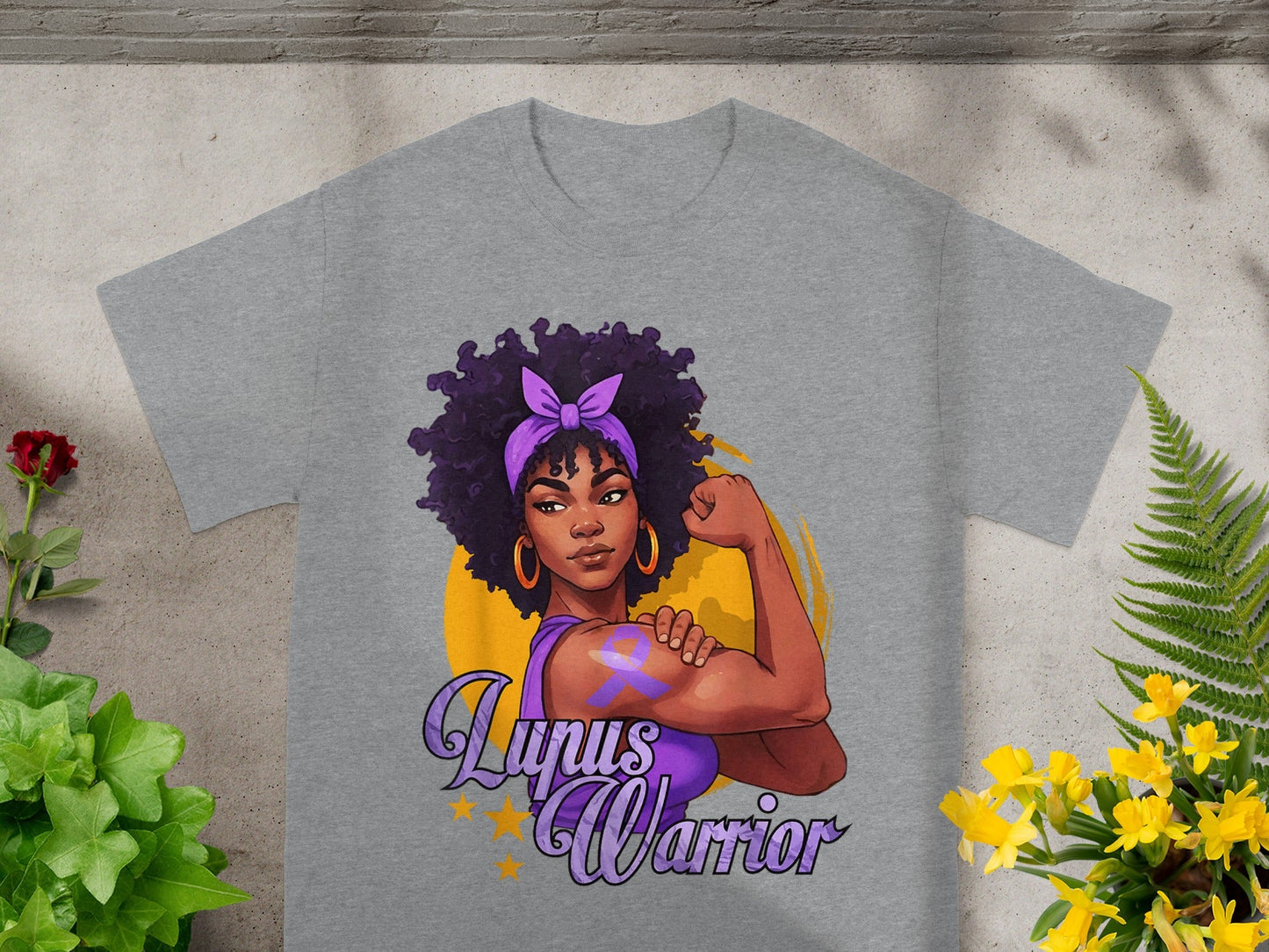 Lupus Warrior Empowerment T-shirt for Strong Statement