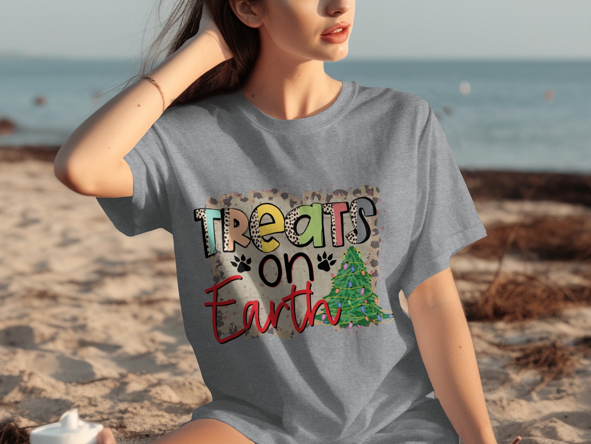 Treats on Earth Christmas Dog Lover T-shirt