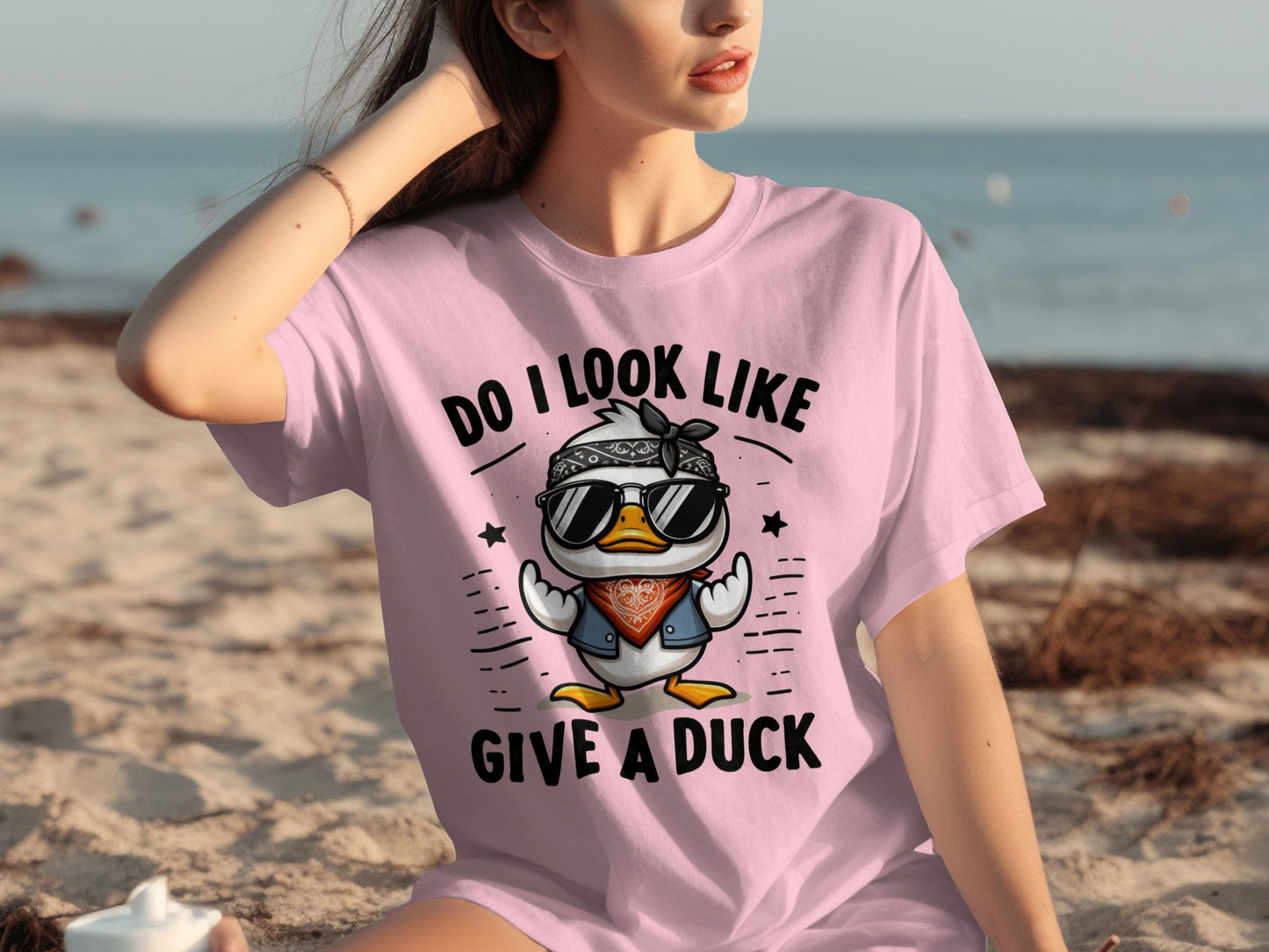 Do I Look Like Give A Duck Graphic T-Shirt