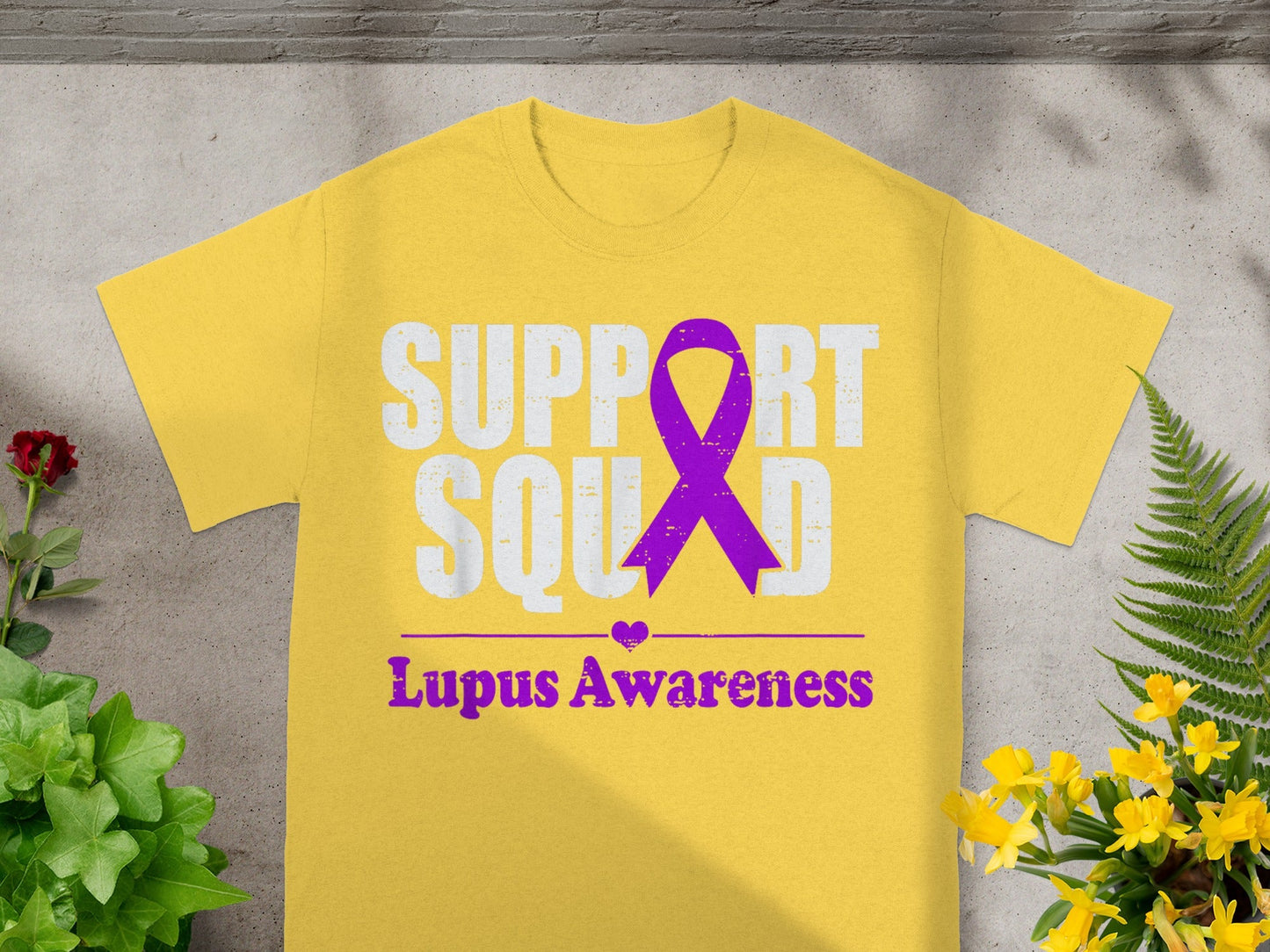 Support Squad Lupus Awareness Graphic Tee
