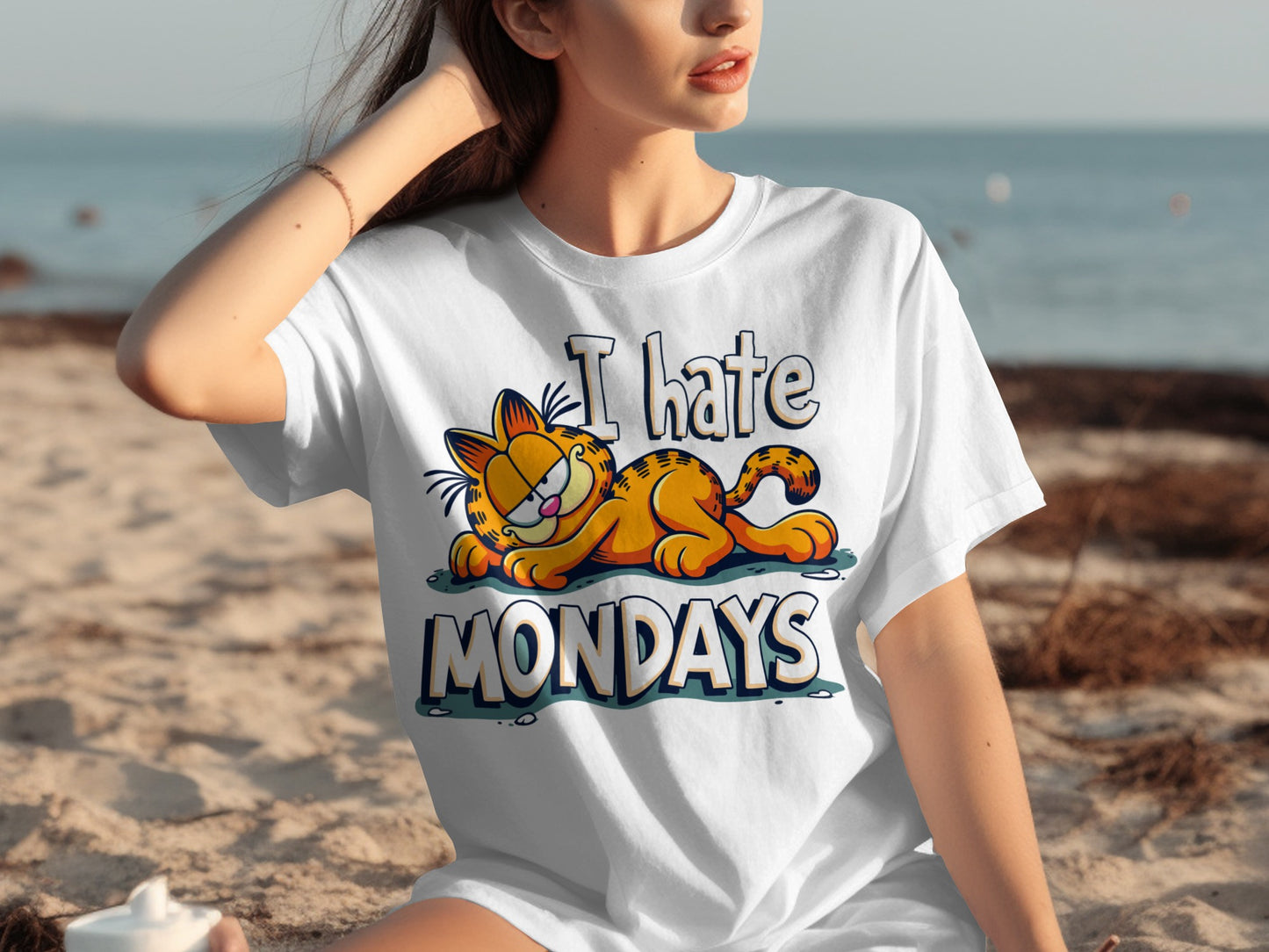 I Hate Mondays Garfield Graphic Tee for Casual Wear