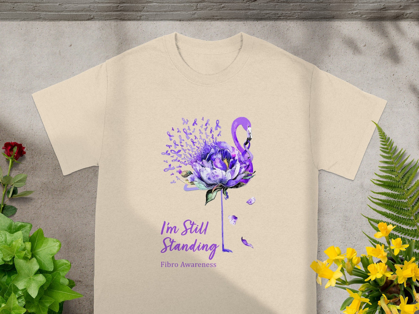 I'm Still Standing Fibro Awareness T-shirt