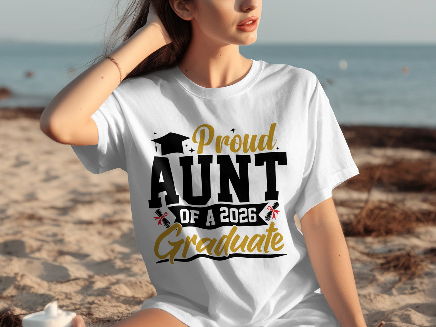 Proud Aunt of a 2026 Graduate T-shirt