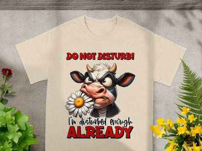 Funny Do Not Disturb I'm Disturbed Enough Already Shirt