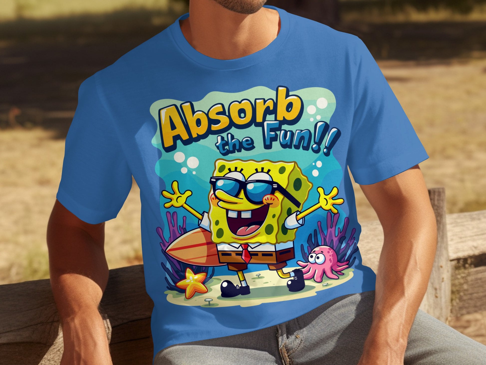 Absorb the Fun SpongeBob SquarePants T-shirt
