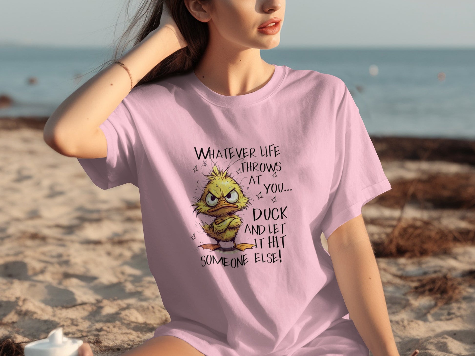 Whatever Life Throws at You Duck Graphic Tee
